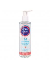 Гель-лубрикант на водной основе Aqua Comfort Aroma с ароматом персика - 195 гр. - Биоритм - купить с доставкой в Хабаровске