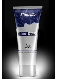 Силиконовая гель-смазка FLIRT MAGIC Ice с лёгким пролонгирующим эффектом - 75 мл. - Sitabella - купить с доставкой в Хабаровске