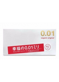 Ультратонкие презервативы Sagami Original 0.01 - 20 шт. - Sagami - купить с доставкой в Хабаровске
