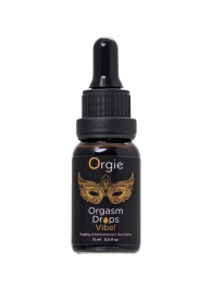Возбуждающий гель для клитора ORGIE Orgasm Drops Vibe - 15 мл. - ORGIE - купить с доставкой в Хабаровске