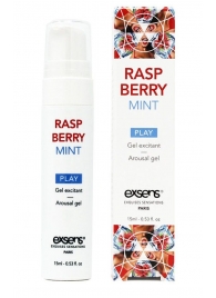 Возбуждающий гель Raspberry Mint с ароматом малины и мяты - 15 мл. - Exsens - купить с доставкой в Хабаровске