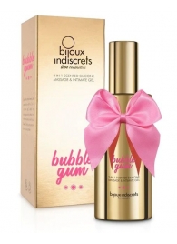 Гель с ароматом жвачки Bubblegum 2-in-1 Scented Silicone Massage And Intimate Gel - 100 мл. - Bijoux Indiscrets - купить с доставкой в Хабаровске
