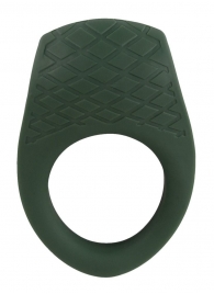 Зеленое эрекционное виброкольцо Luxurious Vibro Cock Ring - Orion - в Хабаровске купить с доставкой