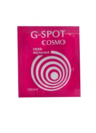 Стимулирующий интимный крем для женщин Cosmo G-spot - 2 гр. - Биоритм - купить с доставкой в Хабаровске