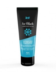 Лубрикант на водной основе Ice Black с ледяным эффектом - 50 мл. - INTT - купить с доставкой в Хабаровске