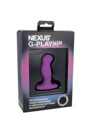 Фиолетовая вибровтулка Nexus G-Play+ M - Nexus Range - в Хабаровске купить с доставкой