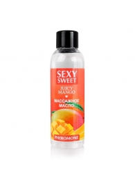 Массажное масло Sexy Sweet Juicy Mango с феромонами и ароматом манго - 75 мл. - Биоритм - купить с доставкой в Хабаровске
