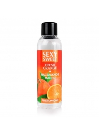 Массажное масло Sexy Sweet Fresh Orange с ароматом апельсина и феромонами - 75 мл. - Биоритм - купить с доставкой в Хабаровске