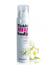 Массажная хрустящая пенка Tickle My Body Monoi с ароматом моной - 150 мл. - Love to Love - купить с доставкой в Хабаровске