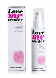 Съедобное согревающее массажное масло Love Me Tender Cotton Candy с ароматом сладкой ваты - 100 мл. - Love to Love - купить с доставкой в Хабаровске
