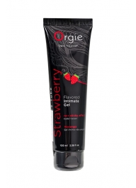 Интимный гель на водной основе Lube Tube Strawberry с клубничным вкусом - 100 мл. - ORGIE - купить с доставкой в Хабаровске