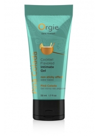 Съедобный интимный гель Orgie Lube Tube Cocktail Pina Colada - 50 мл. - ORGIE - купить с доставкой в Хабаровске