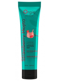 Съедобный интимный гель Orgie Lube Tube Cocktail Strawberry Mojito - 100 мл. - ORGIE - купить с доставкой в Хабаровске