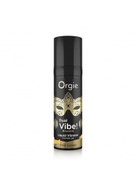 Съедобный гель Dual Vibe Pina Colada с эффектом вибрации и вкусом коктейля пина колада - 15 мл. - ORGIE - купить с доставкой в Хабаровске