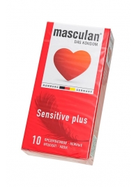 Презервативы Masculan Sensitive plus - 10 шт. - Masculan - купить с доставкой в Хабаровске