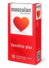Презервативы Masculan Sensitive plus - 10 шт. - Masculan - купить с доставкой в Хабаровске