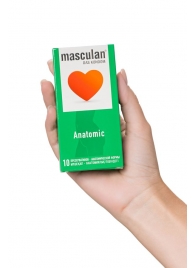 Презервативы анатомической формы Masculan Anatomic - 10 шт. - Masculan - купить с доставкой в Хабаровске