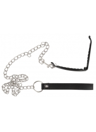 Зажим для половых губ с поводком Pussy Clamp With A Leash - Orion - купить с доставкой в Хабаровске