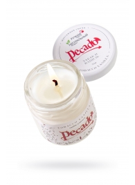Массажная свеча Tobacco Vanilla - 35 мл. - Pecado - купить с доставкой в Хабаровске