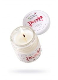 Массажная свеча Brandy   Pear - 35 мл. - Pecado - купить с доставкой в Хабаровске