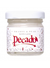 Массажная свеча Brandy   Pear - 35 мл. - Pecado - купить с доставкой в Хабаровске