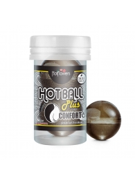 Анальный лубрикант на масляной основе Hot Ball Plus Conforto (2 шарика по 3 гр.) - HotFlowers - купить с доставкой в Хабаровске