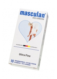 Ультратонкие презервативы Masculan Ultra Fine с обильной смазкой - 10 шт. - Masculan - купить с доставкой в Хабаровске
