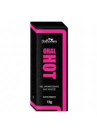 Гель для оральных ласк Oral Hot с согревающим эффектом - 15 гр. - HotFlowers - купить с доставкой в Хабаровске