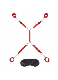 Красная фиксация на матрас Classic Bedspreader - Lux Fetish - купить с доставкой в Хабаровске