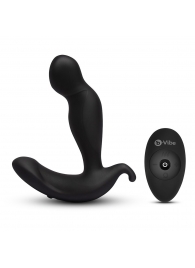 Черный анальный стимулятор с вращением и вибрацией 360 Plug - 13 см. - b-Vibe - в Хабаровске купить с доставкой