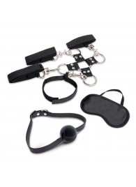 Набор для фиксации из 7 предметов Hogtie   Ball Gag Kit - Lux Fetish - купить с доставкой в Хабаровске