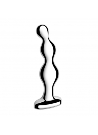 Стальной анальный фаллоимитатор для простаты Stainless Steel Anal Beads - 13 см. - b-Vibe - в Хабаровске купить с доставкой