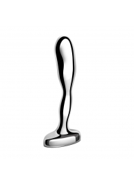 Стальной стимулятор простаты Stainless Steel Prostate Plug - 11,5 см. - b-Vibe - в Хабаровске купить с доставкой