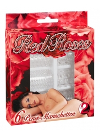Набор из 6 насадок с шипиками Red Roses - Orion - в Хабаровске купить с доставкой