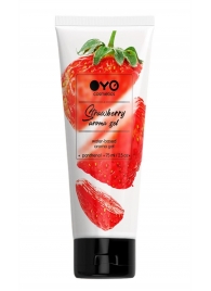 Лубрикант на водной основе OYO Aroma Gel Strawberry с ароматом клубники - 75 мл. - OYO - купить с доставкой в Хабаровске