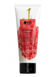 Лубрикант на водной основе OYO Aroma Gel Raspberry с ароматом малины - 75 мл. - OYO - купить с доставкой в Хабаровске