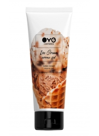 Лубрикант на водной основе OYO Aroma Gel Ice Cream с ароматом пломбира - 75 мл. - OYO - купить с доставкой в Хабаровске