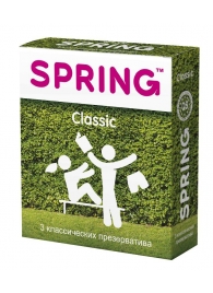 Классические презервативы SPRING CLASSIC - 3 шт. - SPRING - купить с доставкой в Хабаровске