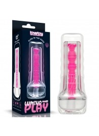 Светящийся в темноте мастурбатор 8.5 Lumino Play Masturbator - Lovetoy - в Хабаровске купить с доставкой