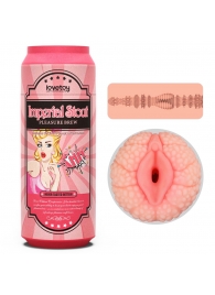Мастурбатор-вагина Pleasure Brew Masturbator-Imperial Stout в банке - Lovetoy - в Хабаровске купить с доставкой