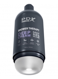 Мастурбатор в бутылке Shower Therapy Deep Cream - Pipedream - в Хабаровске купить с доставкой
