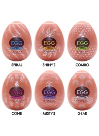 Набор из 6 мастурбаторов-яиц Tenga Egg Variety Pack V - Tenga - в Хабаровске купить с доставкой