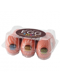 Набор из 6 мастурбаторов-яиц Tenga Egg Variety Pack V - Tenga - в Хабаровске купить с доставкой