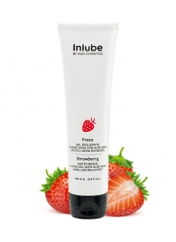 Лубрикант на водной основе Nuei Inlube с алоэ вера и ароматом клубники - 100 мл. - Nuei cosmetics - купить с доставкой в Хабаровске