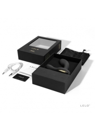 Чёрный перезаряжаемый стимулятор простаты Bruno Black - Lelo - в Хабаровске купить с доставкой