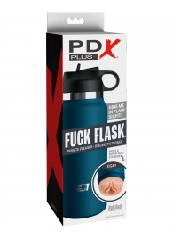 Мастурбатор-вагина в синей колбе F*ck Flask - Pipedream - в Хабаровске купить с доставкой