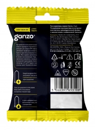 Ультратонкие презервативы Ganzo Ultra thin в мягкой упаковке - 3 шт. - Ganzo - купить с доставкой в Хабаровске