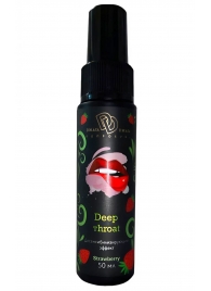 Спрей для горла Deep Throat с десенсибилизирующим эффектом и вкусом клубники - 50 мл. - БиоМед - купить с доставкой в Хабаровске