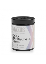 Экстремально тонкие презервативы MAXUS 003 Extra Thin - 15 шт. - Maxus - купить с доставкой в Хабаровске