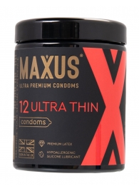 Ультратонкие презервативы MAXUS Ultra Thin - 12 шт. - Maxus - купить с доставкой в Хабаровске